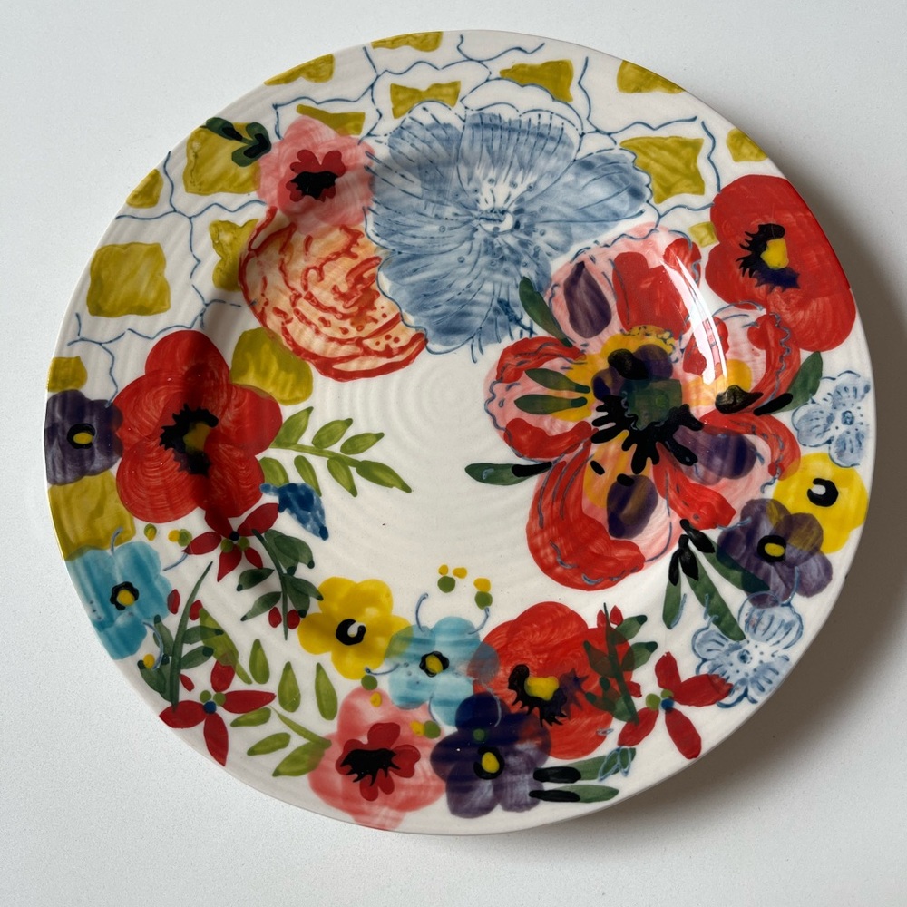 Anthropologie Estudio Flores Sissinghurst Castle 8” Salad or Dessert Plate